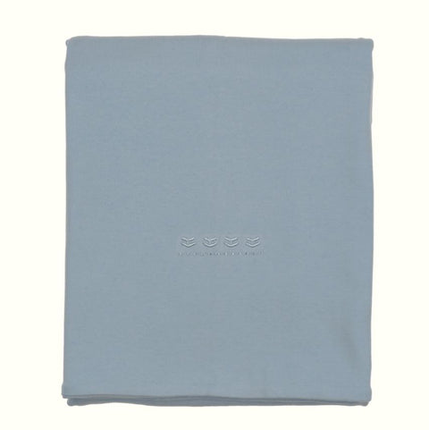 Bee & Dee Embroiderd Cotton Blanket Powder Blue