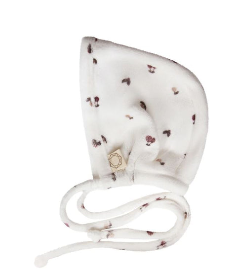 Citrine Cherry Print Bonnet Blush Cherry